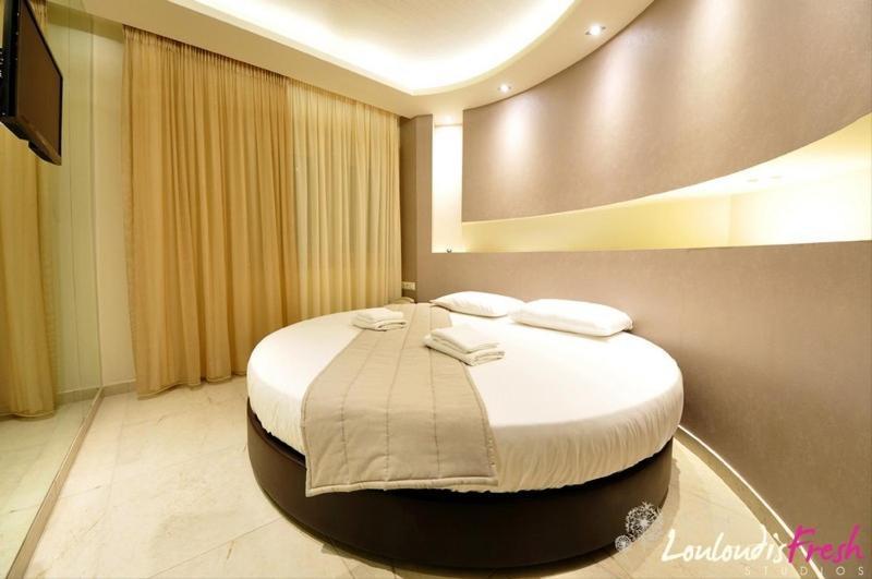 Aparthotel Louloudis Fresh-Adults Only à Skala Rachoni  Chambre photo