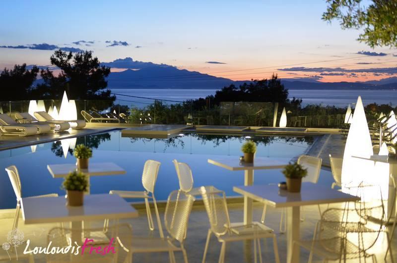 Aparthotel Louloudis Fresh-Adults Only à Skala Rachoni  Extérieur photo